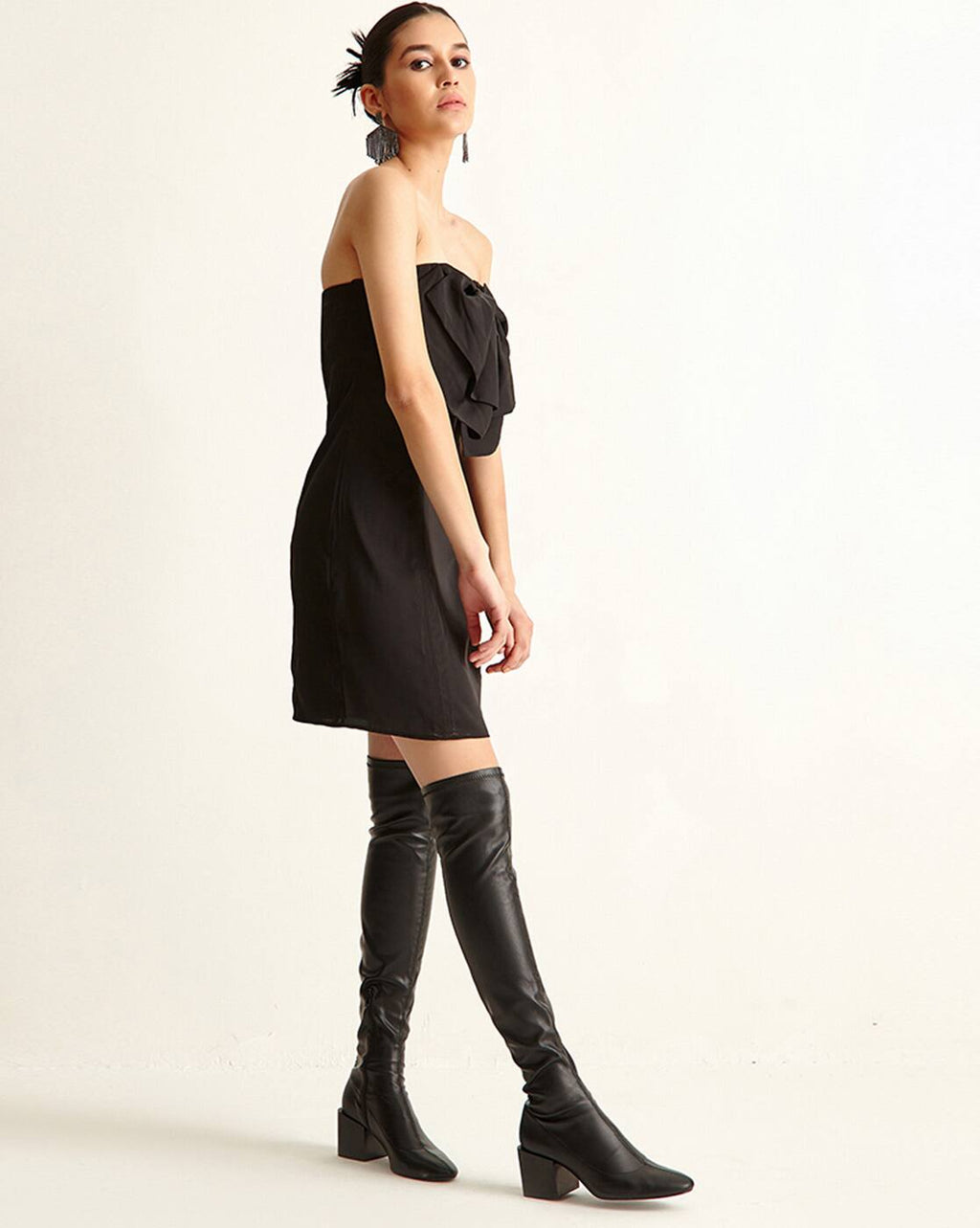 Dress with Bow Accent