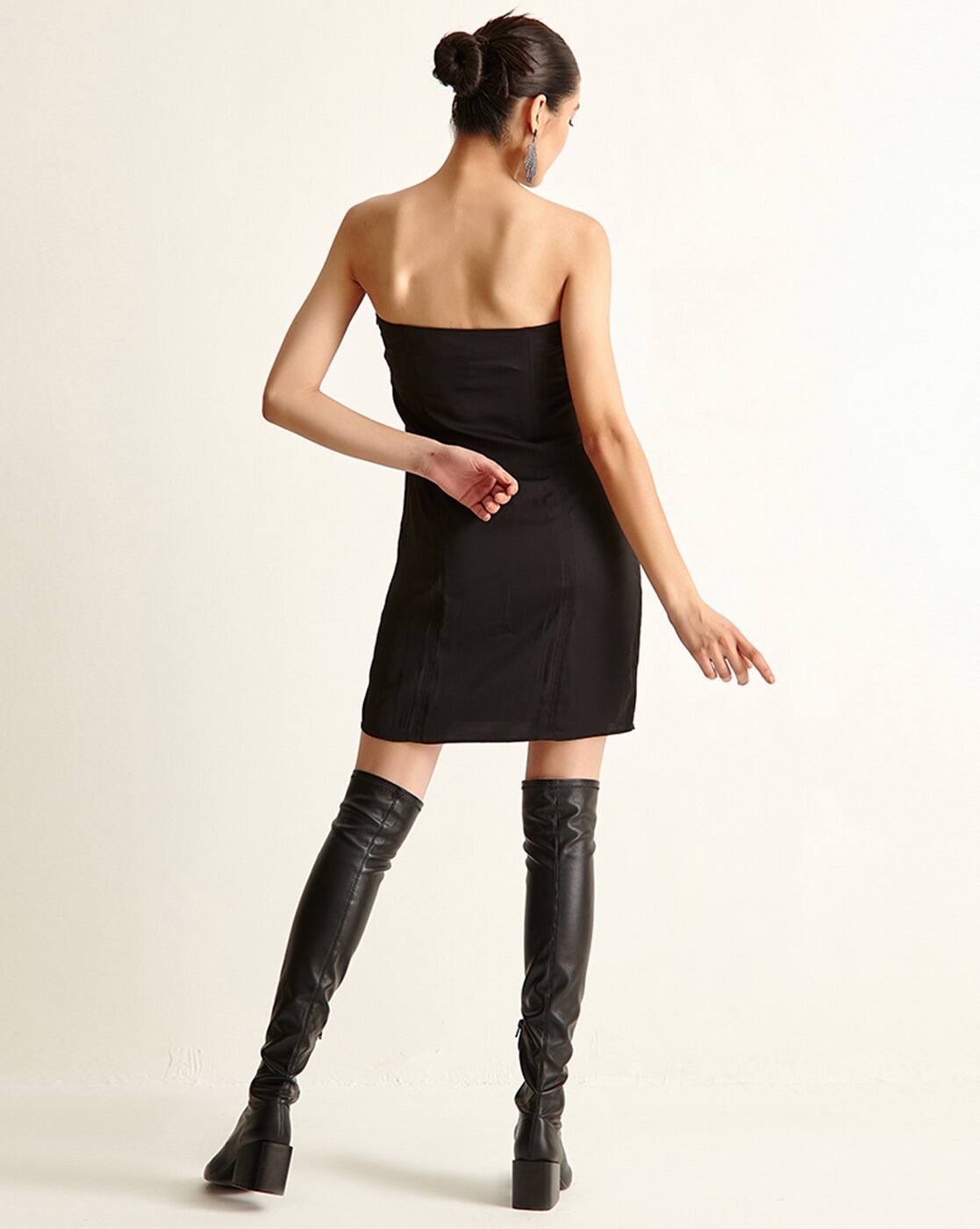 Dress with Bow Accent