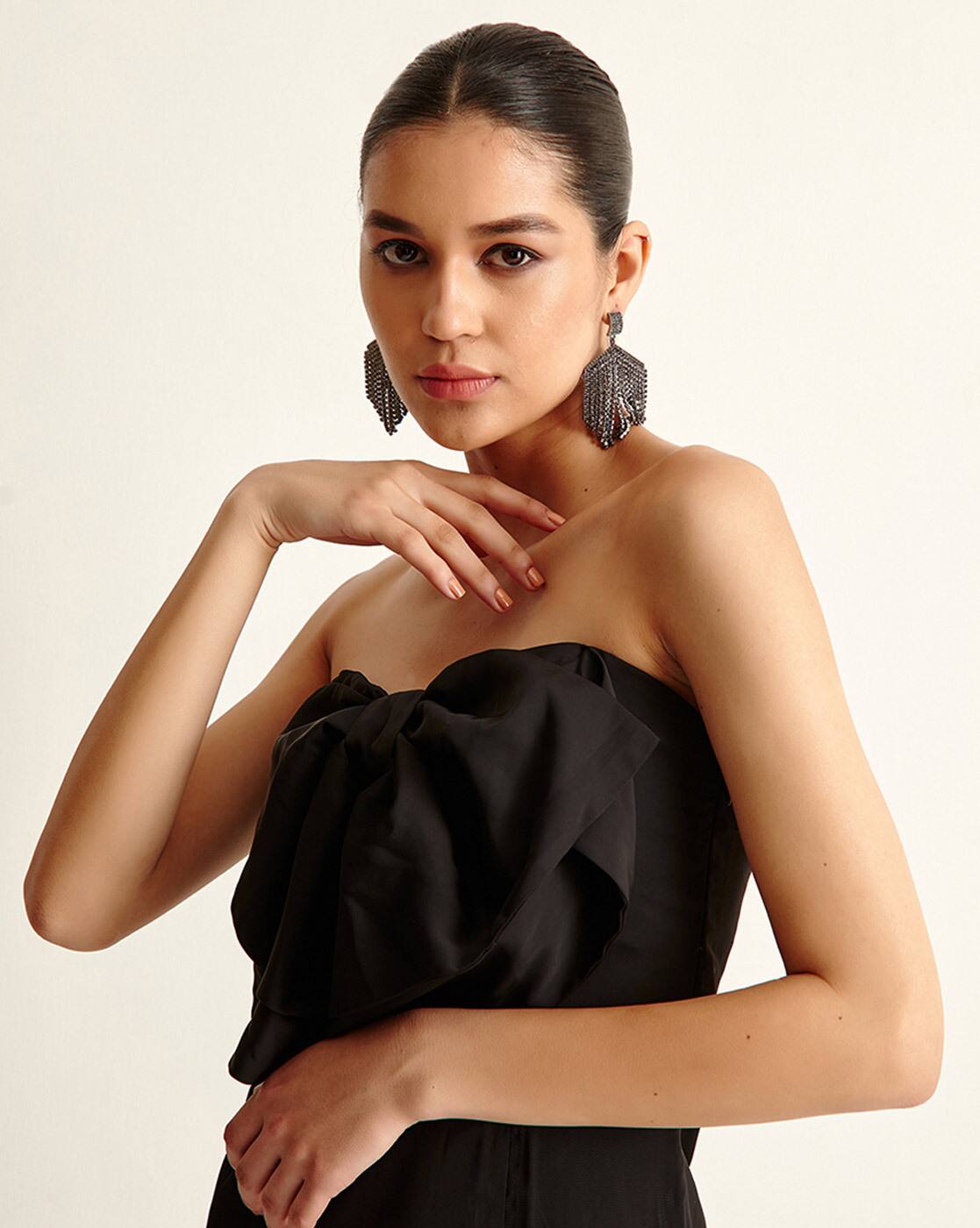 Dress with Bow Accent