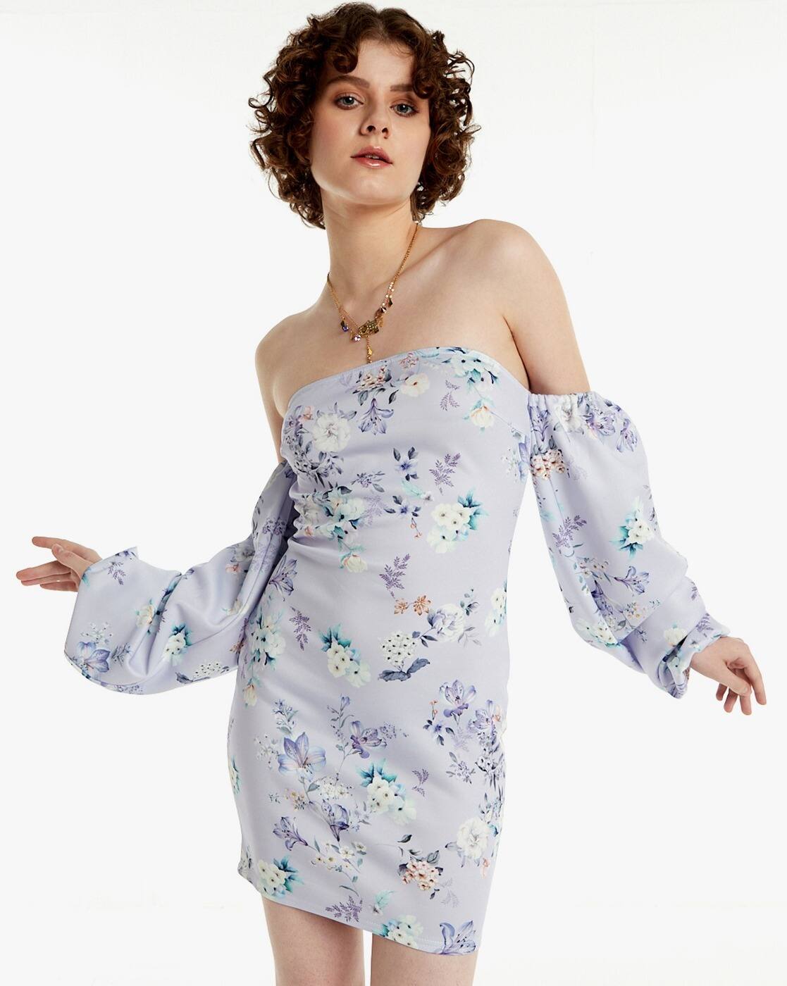 Dressbees Print Bodycon Dress