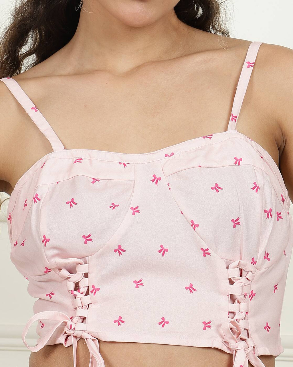 Cute Square Neck Sleeveless Floral Print Fitted Tank Top