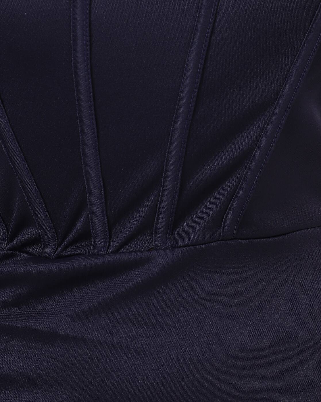 Off shoulder mini corset dress