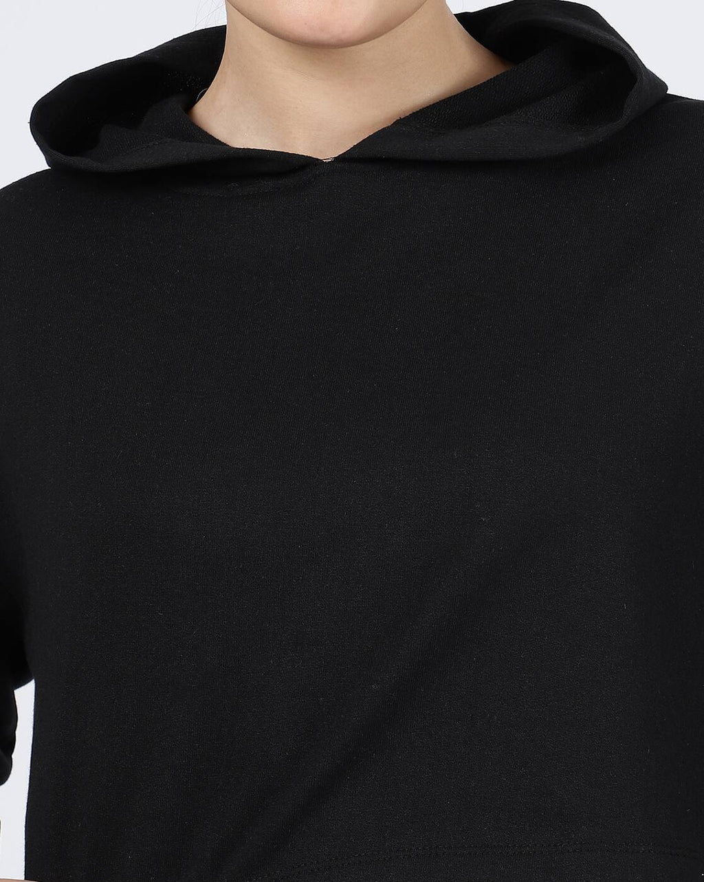 Dressbees Activewear Full Sleeve Cropped Hoodie With Track Pants