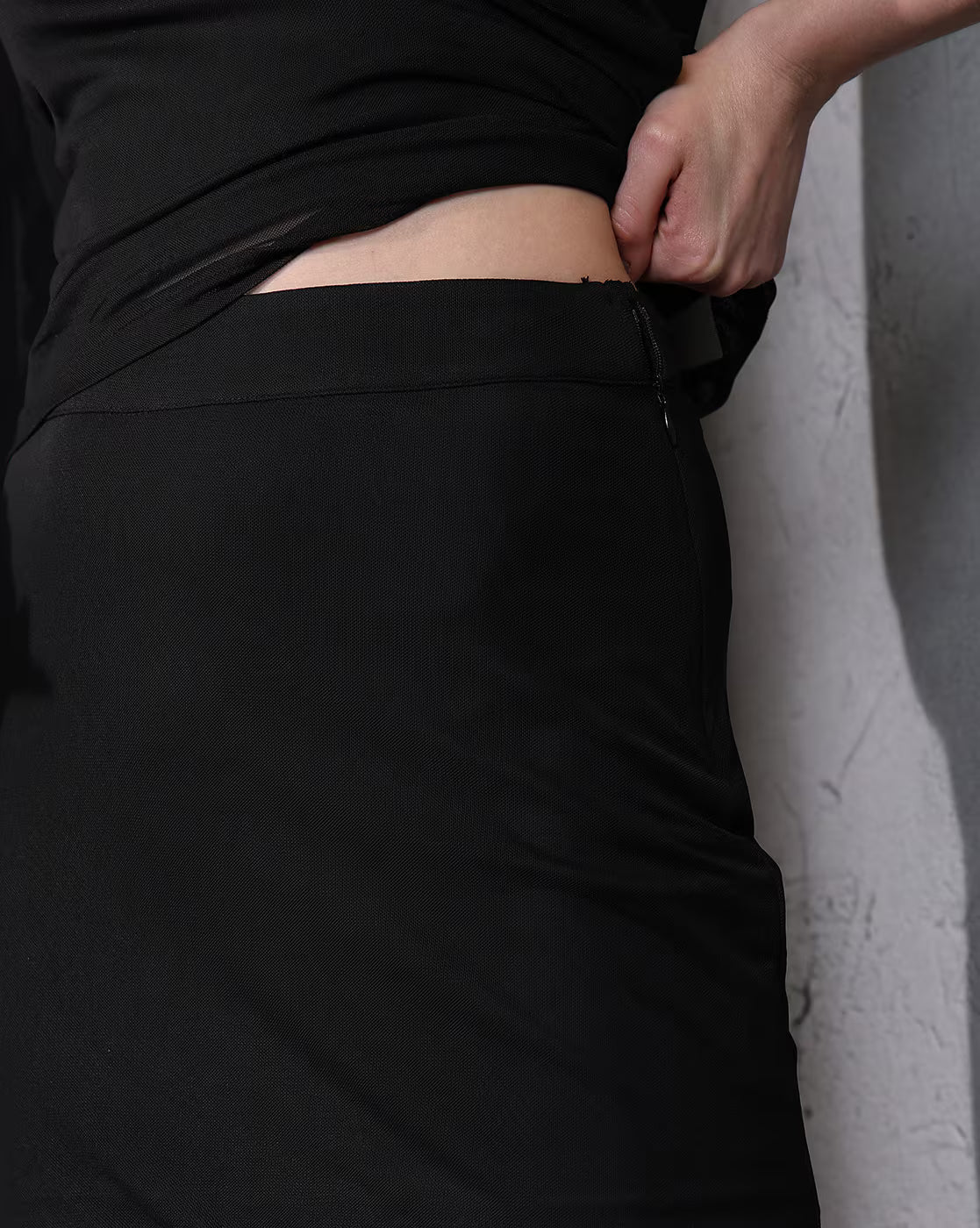 Party One Shoulder Short Top With Mini Skirt