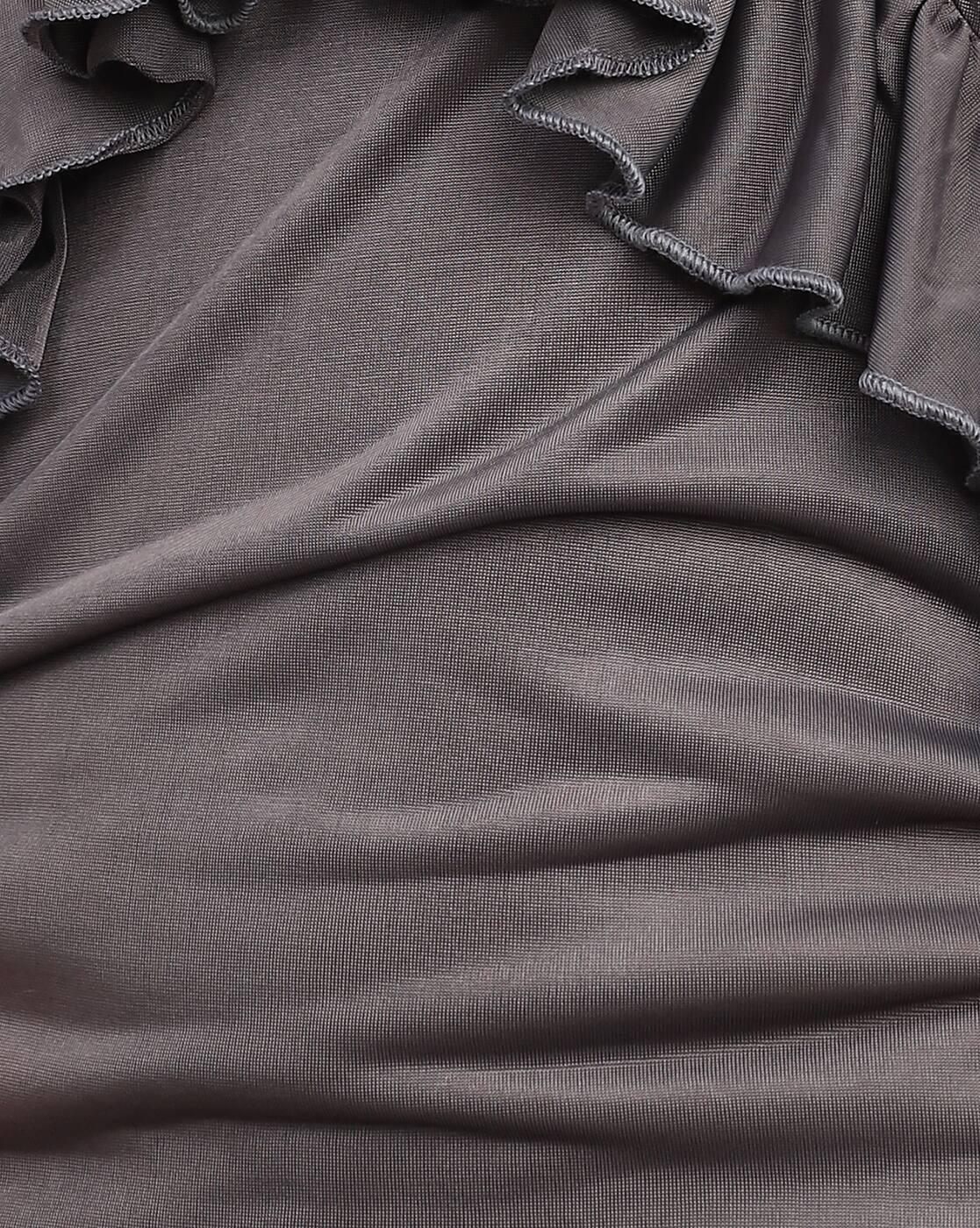 Dressbees Party Spaghetti Strap Ruffle Seam Mini Bodycon Dress