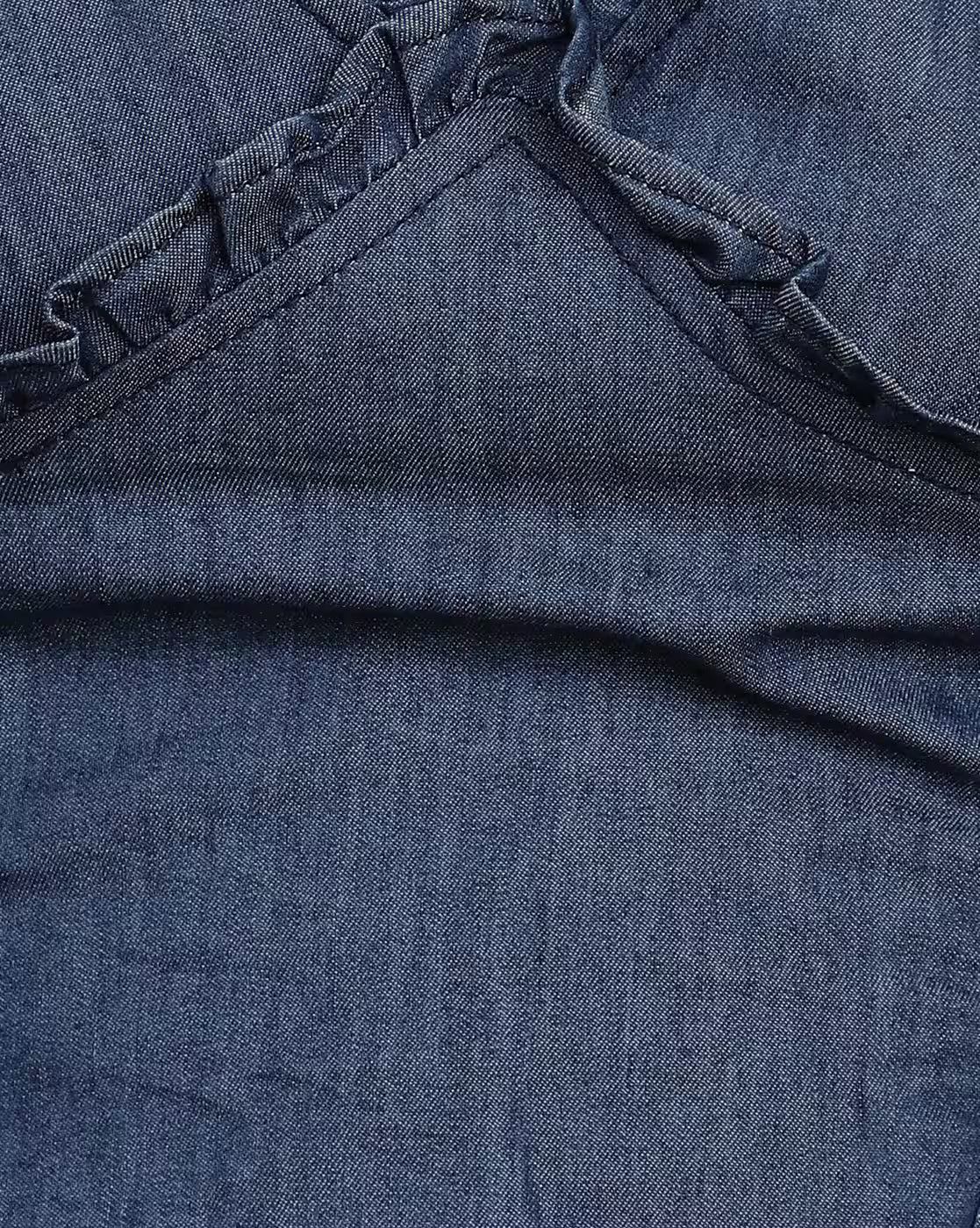 Halter Tie-Up Neck Ruffled Smocked Fitted Crop Top