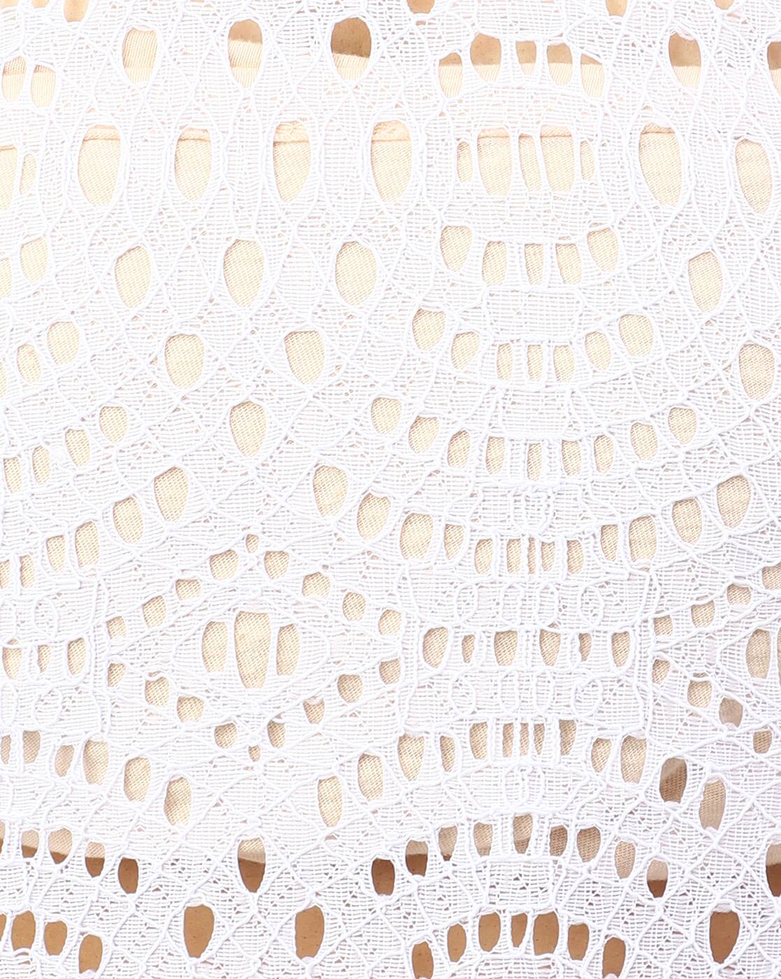 Dressbees halter tie-up neck lace sheer A-line dress