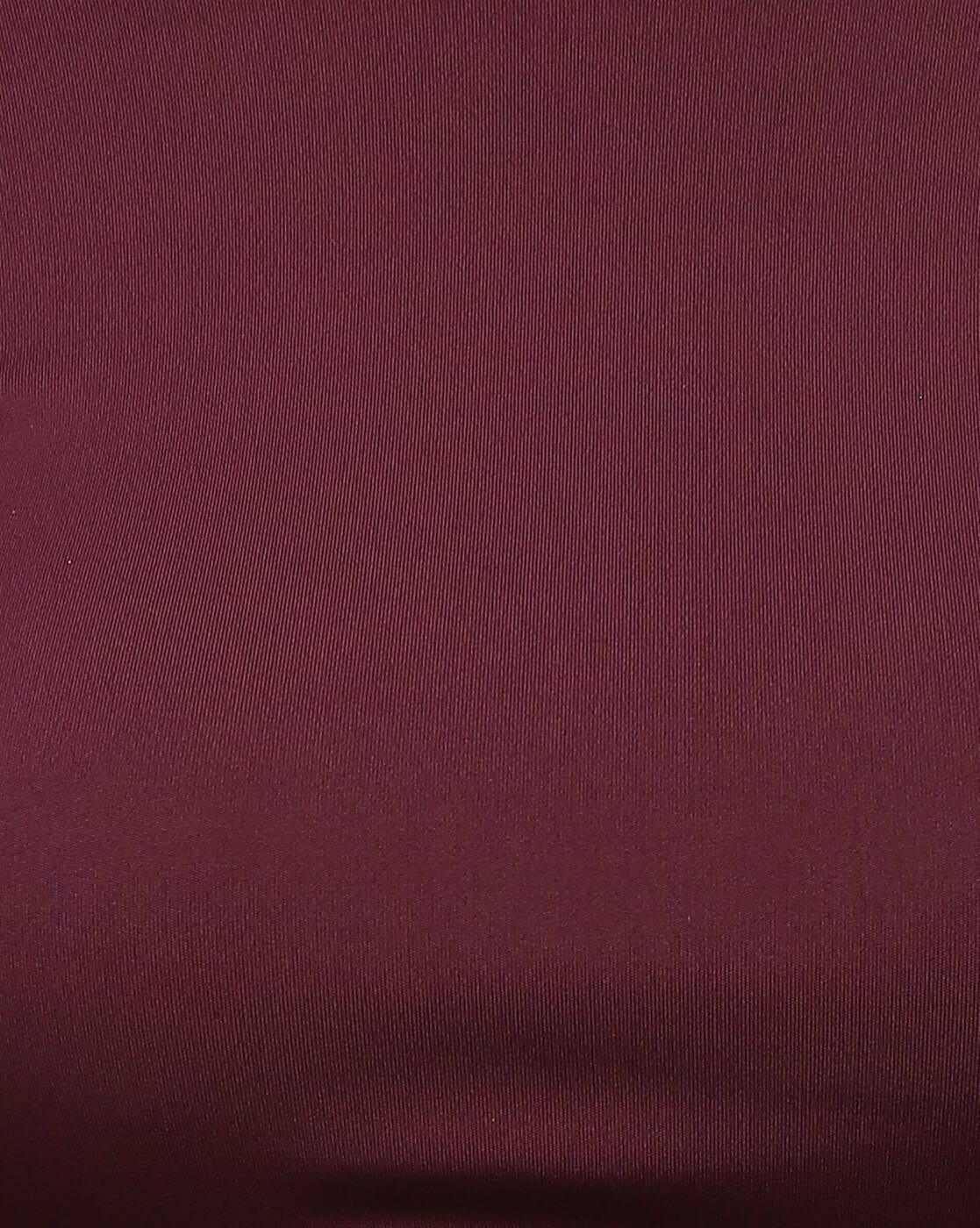 Fitted Full Sleeve Thumbhole Back Lattice Strap Designed Top