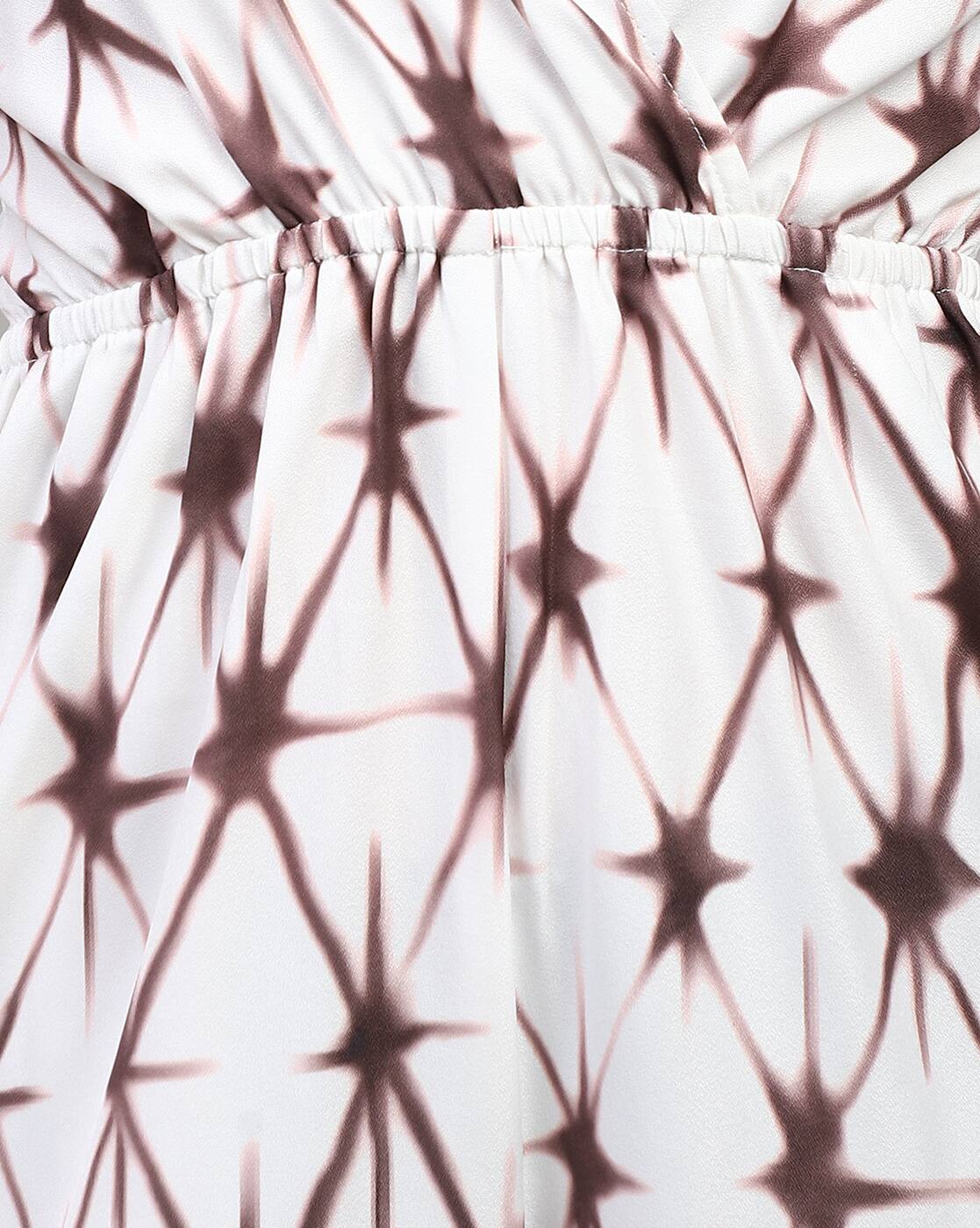 Bohemian Sleeveless Abstract Print Backless Jumpsuit