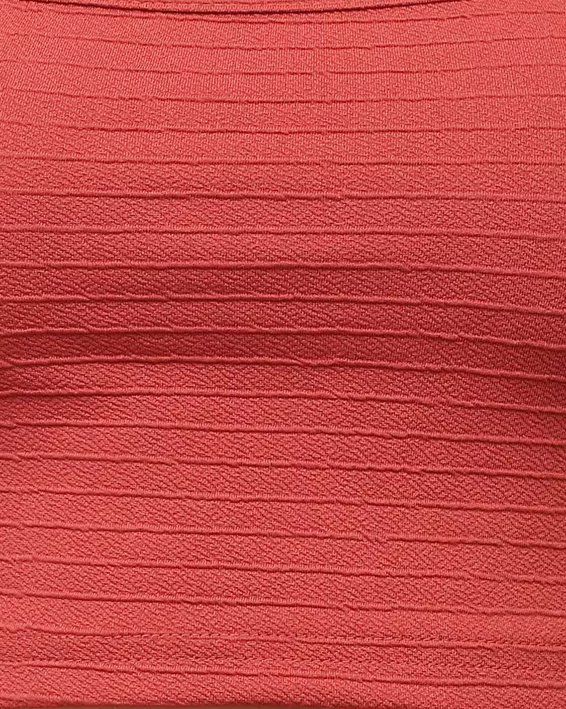 Dressbees Full Sleeves Textured Crop Top with Slit Skirt