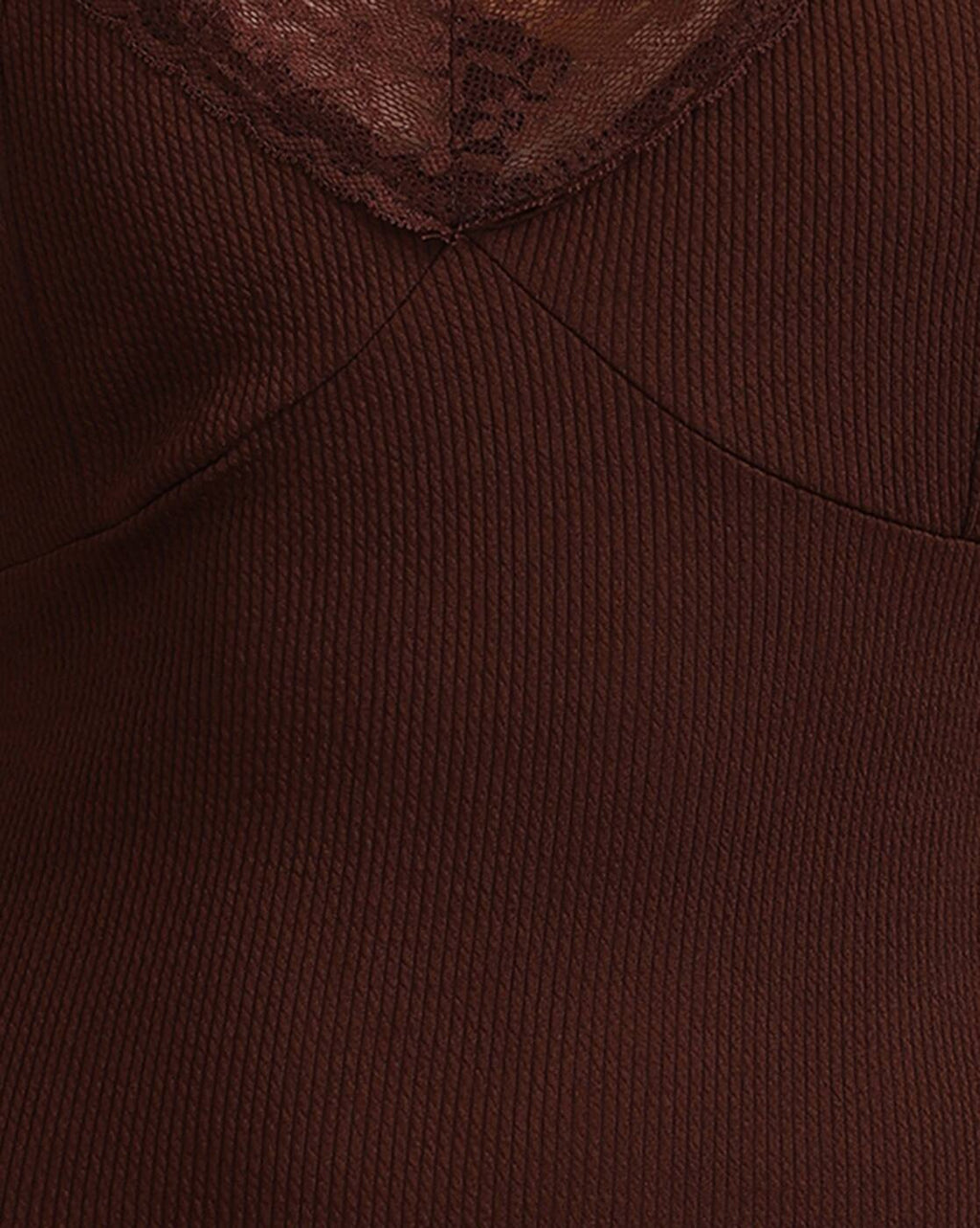 Spaghetti Strap Lace Trim Mini Bodycon Dress