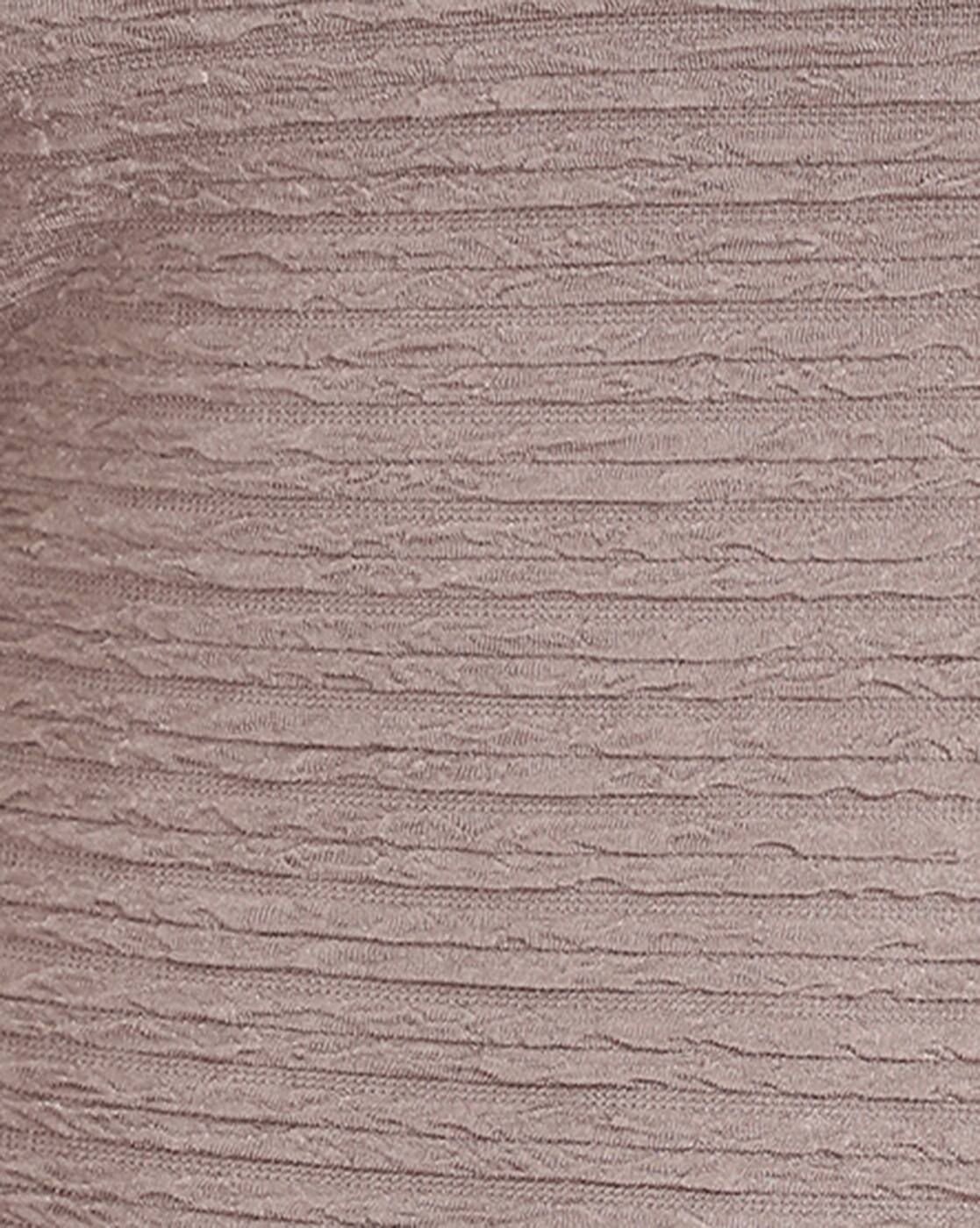 Strapless Ring Detail Textured Bodycon Dress