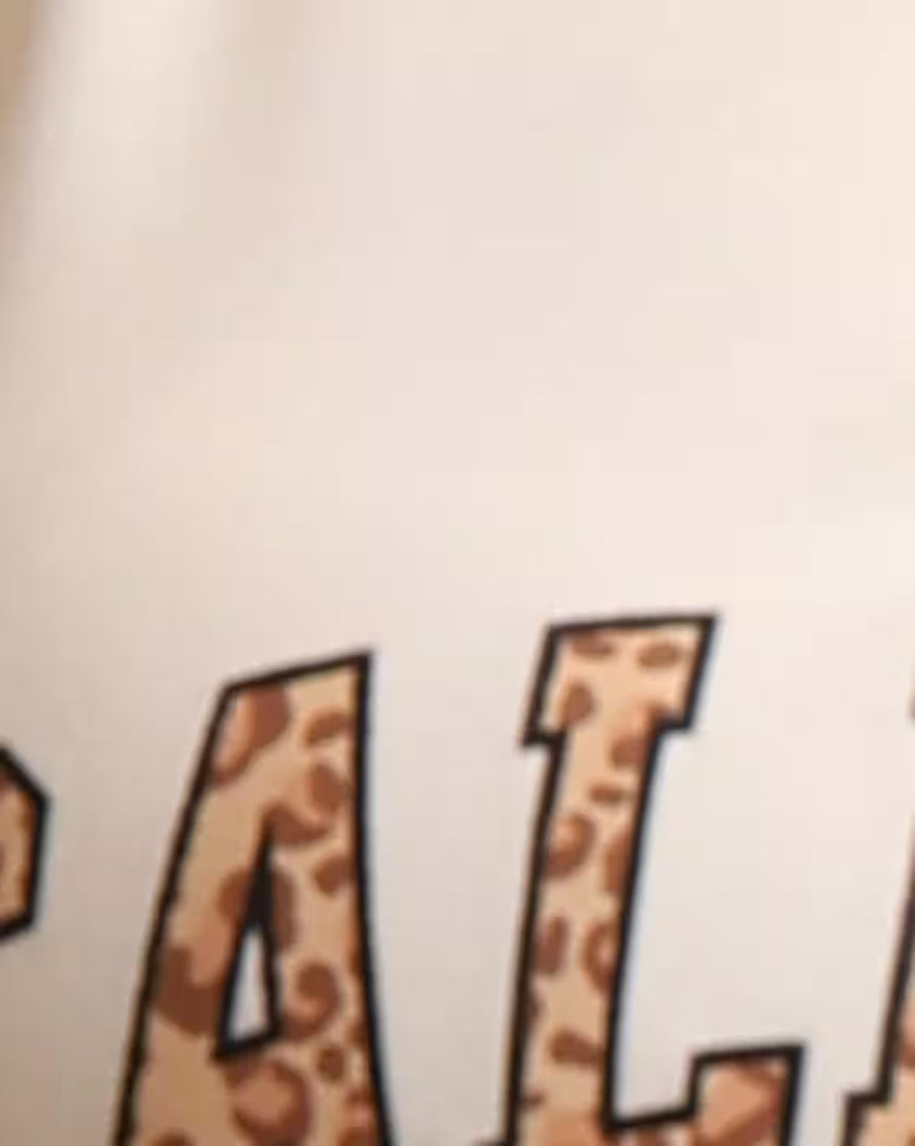 Spaghetti Strap Typographic Print Short Cami