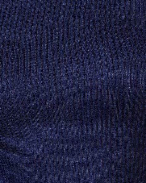 Dressbees Full Sleeves Ribbed Side Ruched Bodycon Dress